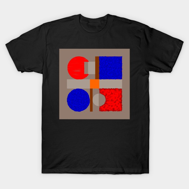 Minimalist geometry with texture T-Shirt by Dauri_Diogo